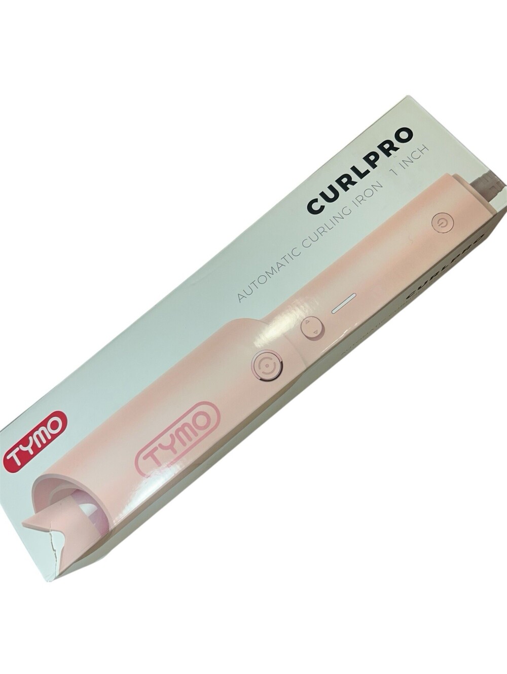 TYMO Curlpro Automatic Curling Iron 1 Inch CURLPRO Curl Pro Pink - New /Open Box